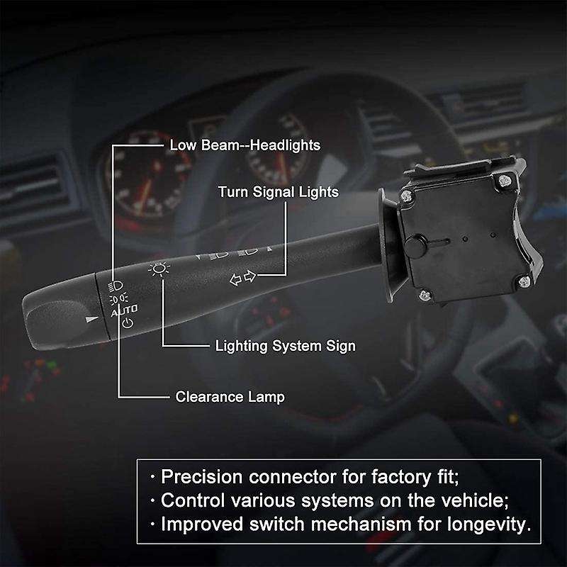 Turn Signal Switch Dimmer High Low Beam Lights Combination Switch for 2004-2012 15913467