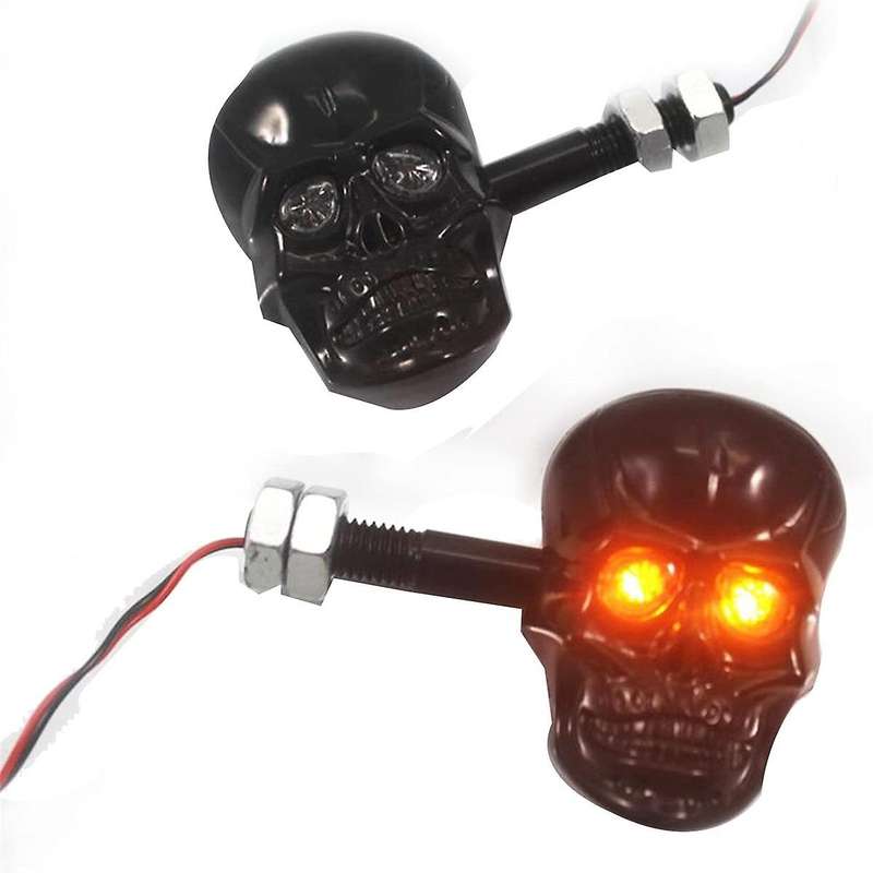 Turn Signal Turn Signal Light Indicator Light Motorcycle Accessories, Black