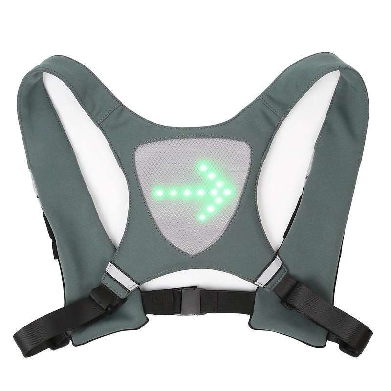 Turn Signal Vest Led Light Reflective Vest Remote Control Outdoor Waterproof Vest for Night Cycling