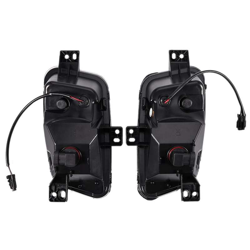 Turn Yellow Signal Relay Waterproof Car DRL 12V LED Daytime Running Light LED Fog Lamp for Everest 2