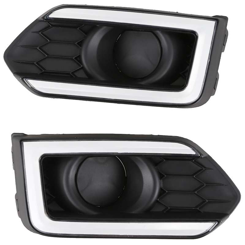 Turn Yellow Signal Relay Waterproof ABS 12V Car Lamp DRL LED Daytime Running Light Fog Lamp for City