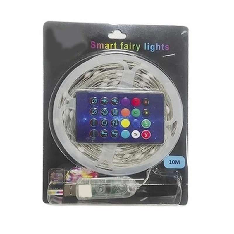 Tuya Bluetooth LED String Lights RGB Phantom Color String Lights Set Intelligent Point Control Water
