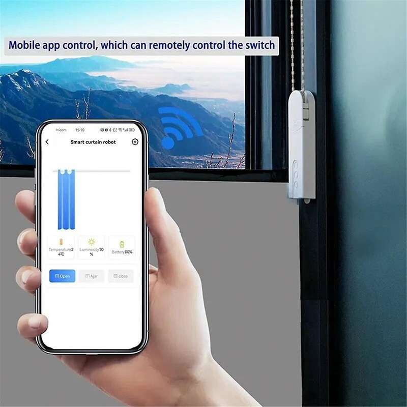 Tuya Smart Blind Motor Wifi Automatic Electric Roller Shutter Shadow App Control Lifting Curtain Ope