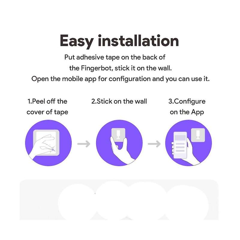 TUYA Smart Fingerbot Plus Zigbee Switch Bot Knop Smart Home Smart Life App Voice Control with App