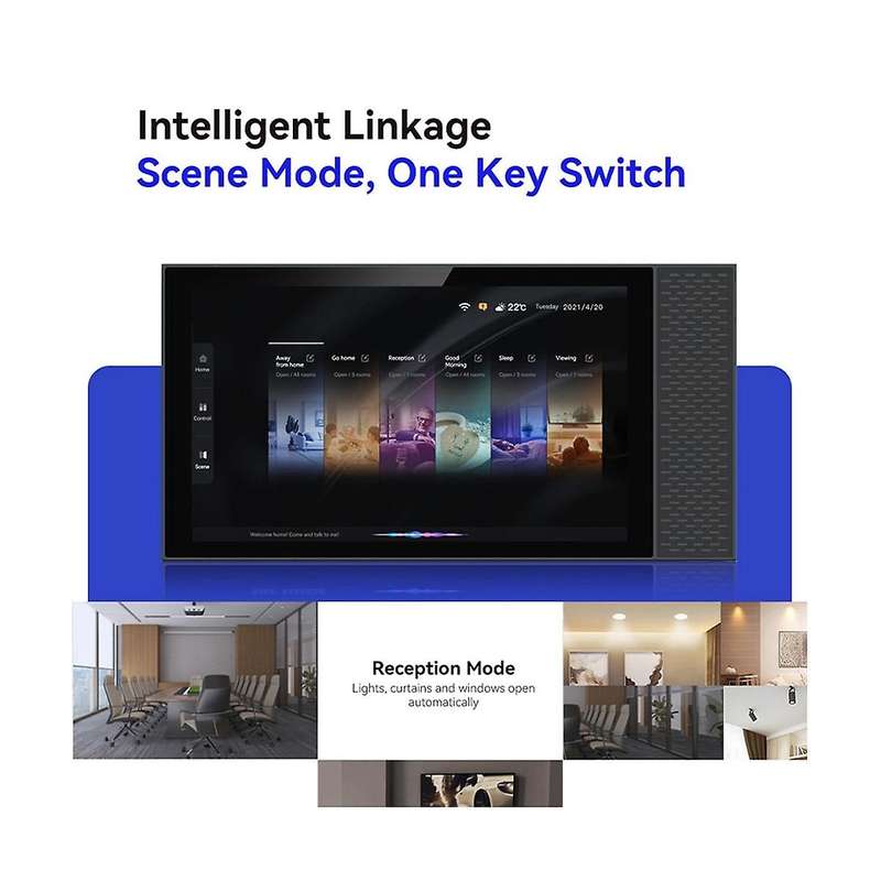 Tuya Smart Home Control Panel Wifi 6.8 Inch Zigbee Gateway Panel Touchscreen Control for Tuya Smart