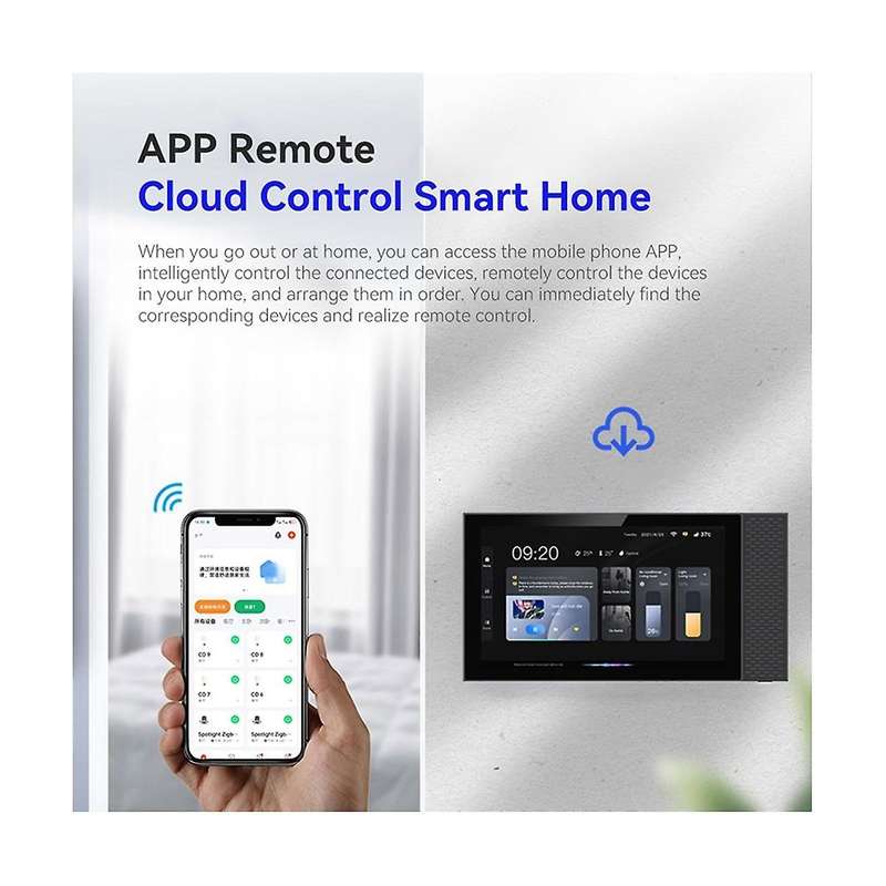 Tuya Smart Home Control Panel Wifi 6.8 Inch Zigbee Gateway Panel Touchscreen Control for Tuya Smart