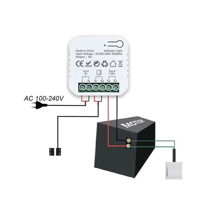 Tuya Smart Life ZigBee Motorized Swing Gate Sliding Gate Controller Dry Contact Voice Control with