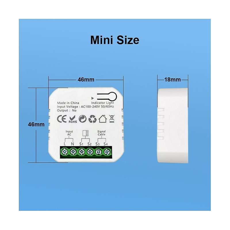Tuya Smart Zigbee Garage Door Opener Controller with Sensor App Control Support Works with for Alex