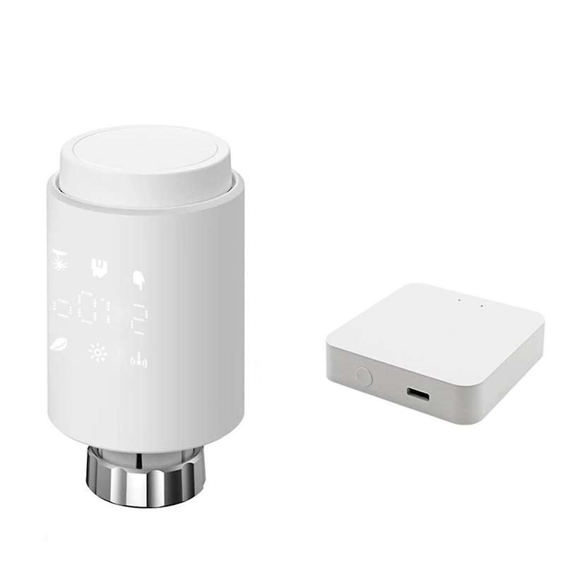 Tuya Smart Zigbee Radiator Actuator Thermostatic Radiator Valve App Remote Temperature Controller Su