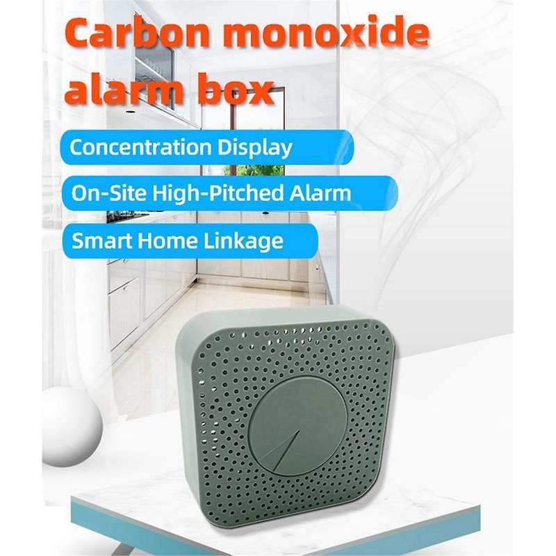 Tuya WiFi Carbon Monoxide CO Alarm Detector Support Remote APP Control Alarm Function