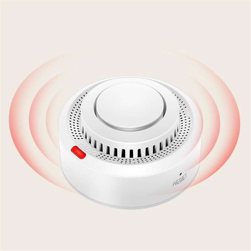 Tuya Smart Zigbee Smoke Detector Smart Home Fire Alarm Sound Smoke Sensor Work with Tuya Smart