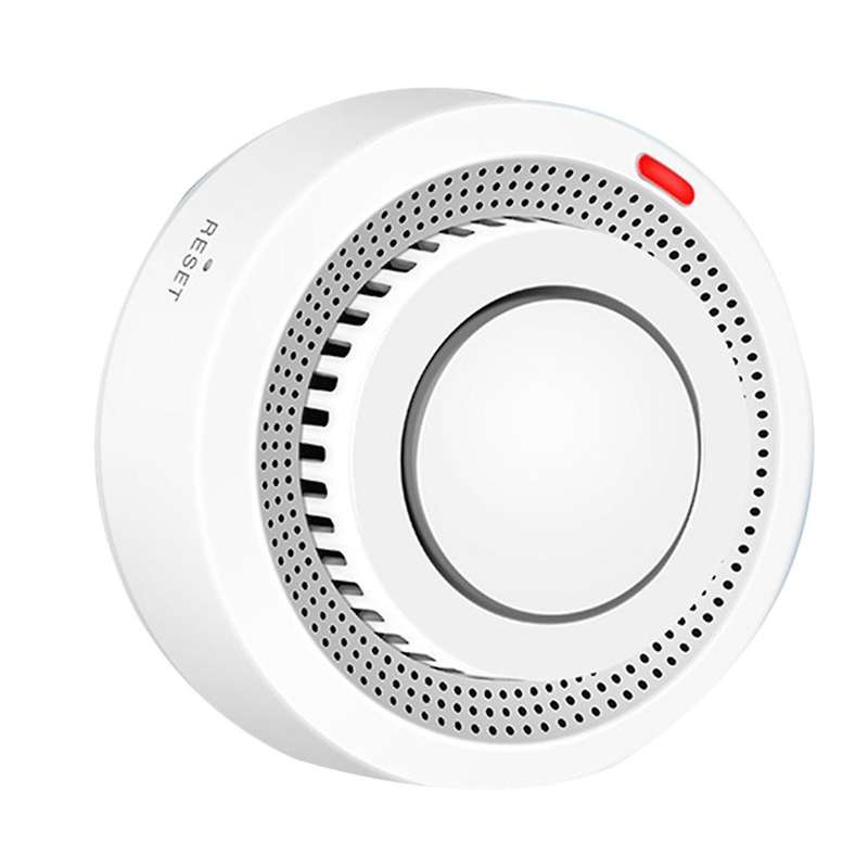 Tuya Smart Zigbee Smoke Detector Smart Home Fire Alarm Sound Smoke Sensor Work with Tuya Smart