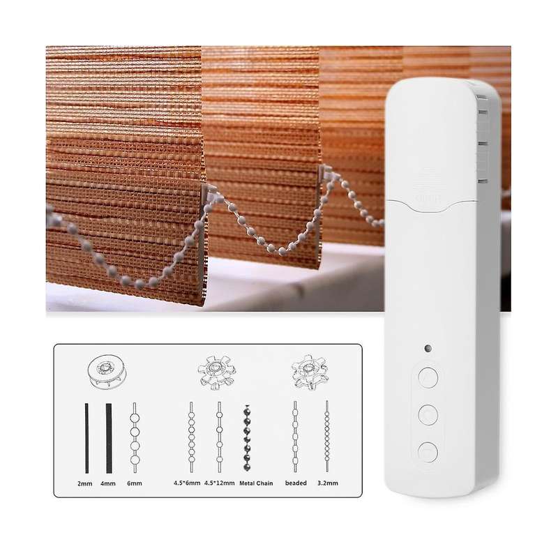 Tuya WiFi M616EGWT Smart Electric Curtain Motors Chain Roller Blinds APP Voice Control for Alexa Go