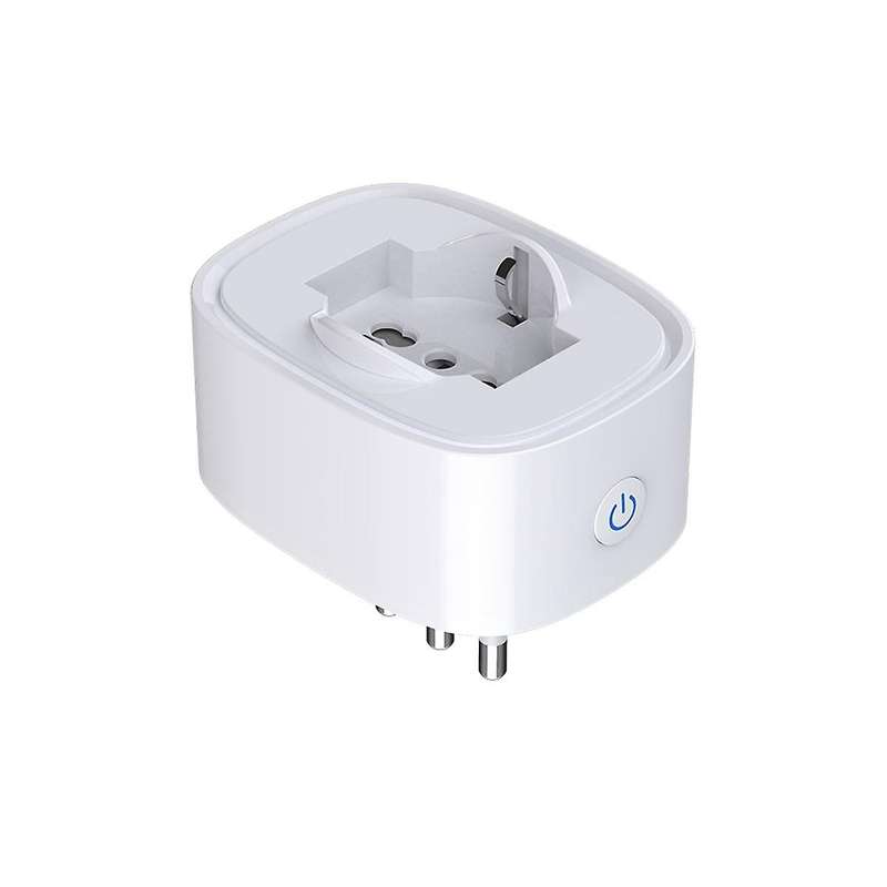 Tuya Wifi Smart Plug Socket 16a Power Monitor Timing Function Smart Life App Control Outlet for Ale