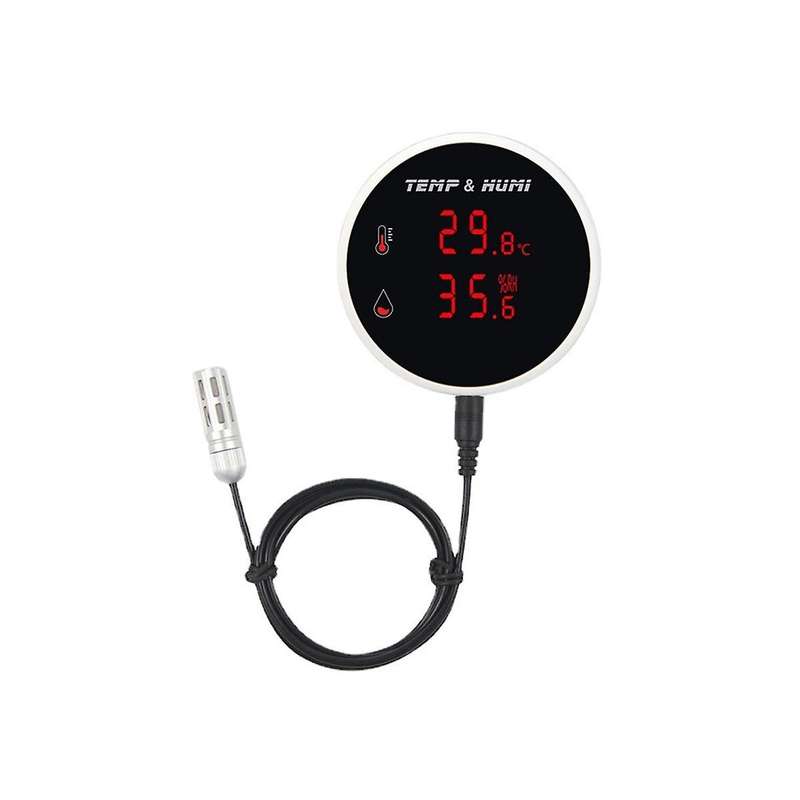 Tuya Wifi Temperature and Humidity Sensor External Probe Lcd Display Thermometer Hygrometer Remote