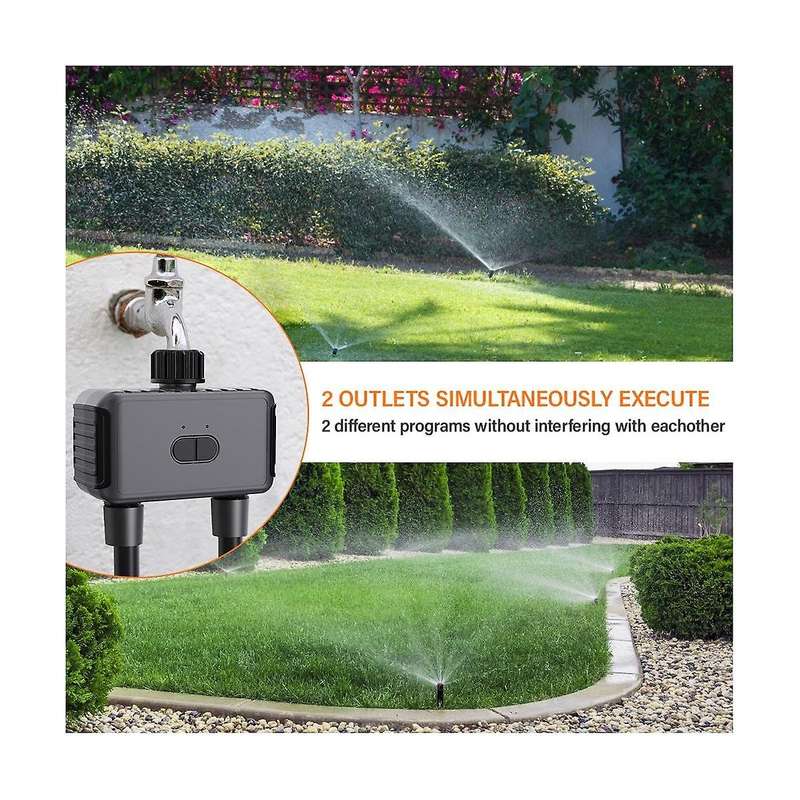 Tuya Wifi Smart Valve Automatic Water Timer Outdoor Farm Garden Intelligent Sprinkler Timer Work for