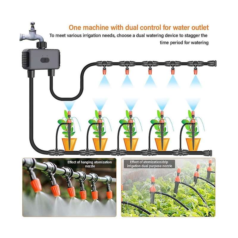 Tuya Wifi Smart Valve Automatic Water Timer Outdoor Farm Garden Intelligent Sprinkler Timer Work for