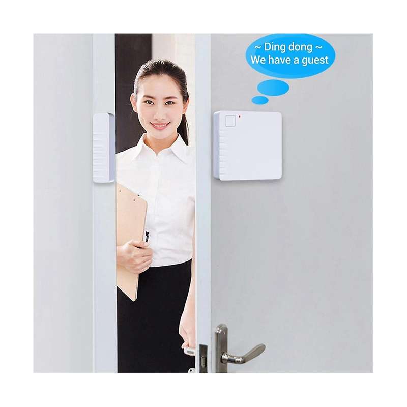 Tuya Wifi Wireless Smart Door Window Sensor System Cell Phone Monitoring Safe Burglar Alarm for Home