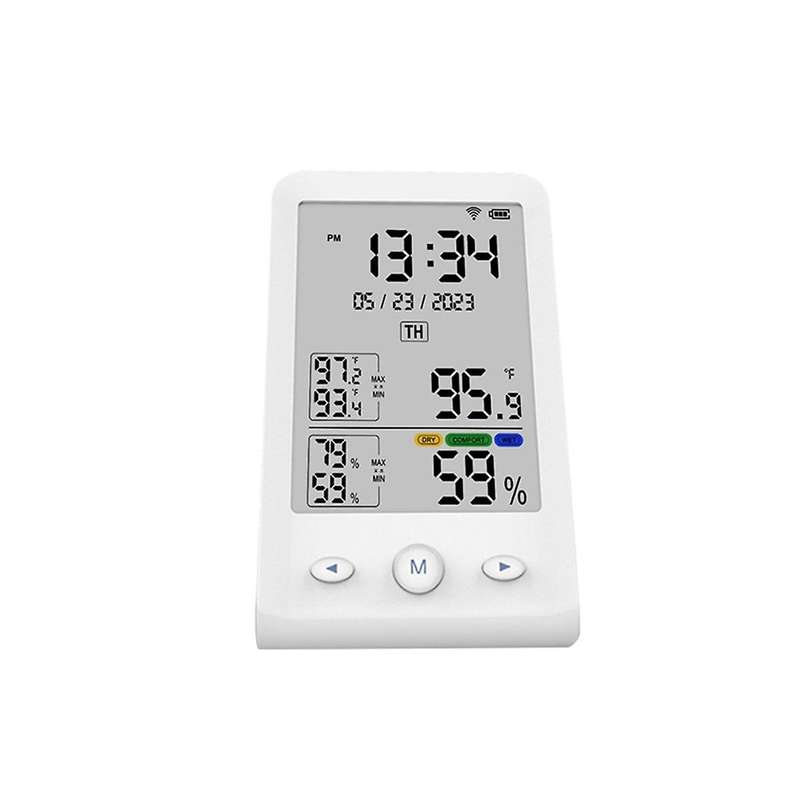Tuya Wifi Temperature Humidity Sensor Hygrometer Thermometer for Babyroom Bedroom
