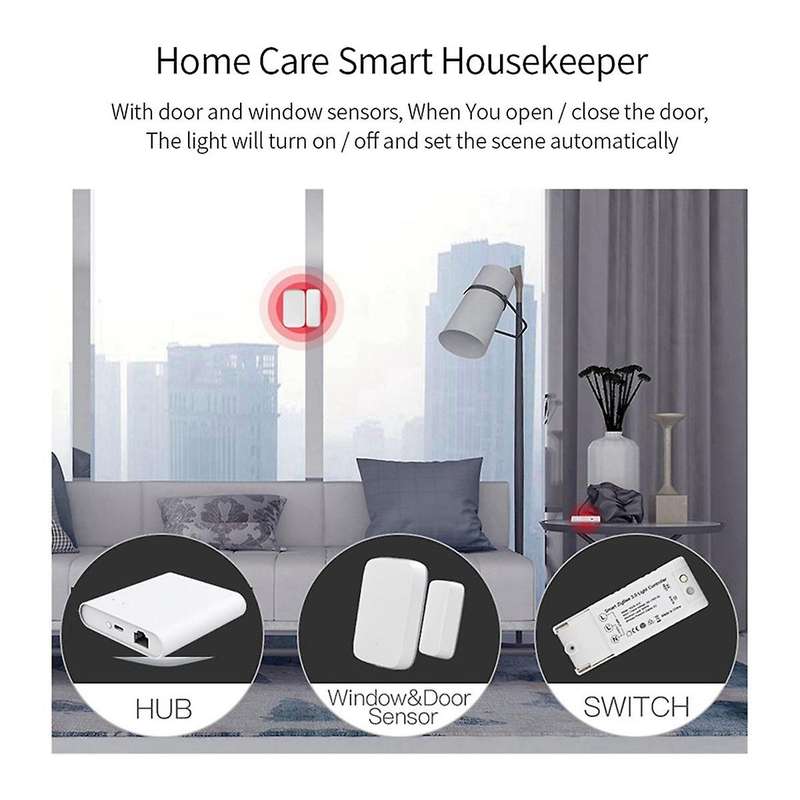 Tuya ZigBee 3.0 Wired Gateway Hub RJ45 Smart Gateway Bridge Voice Control Works for Alexa Google Hom