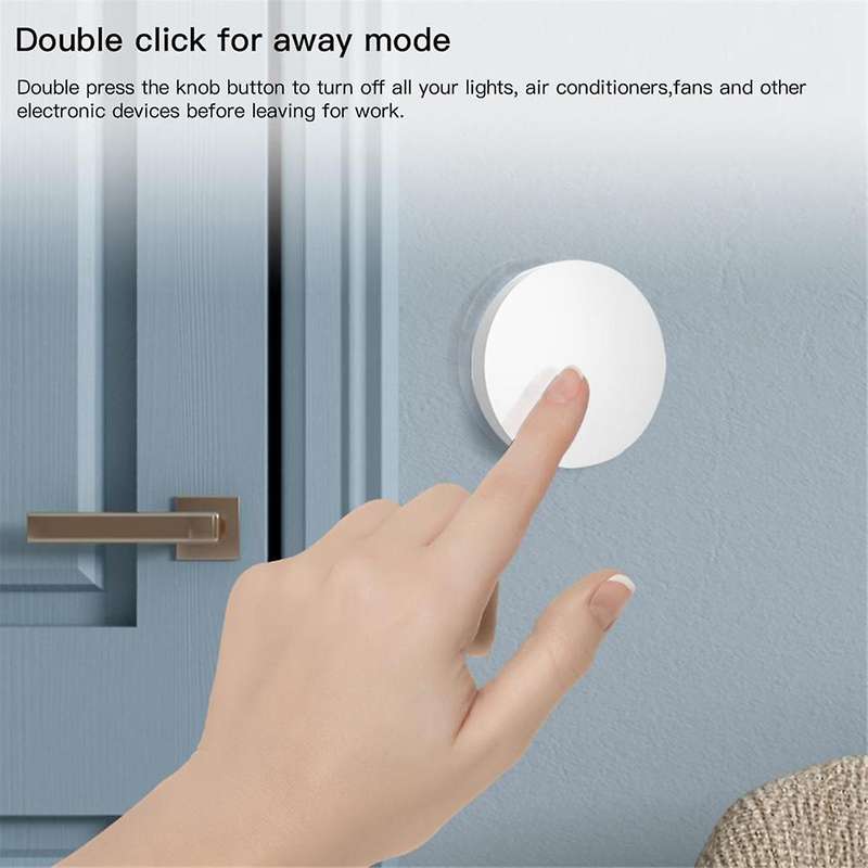 Tuya ZigBee Devices Button Scene Switch Intelligent Linkage Smart Switch Battery Powered Automation
