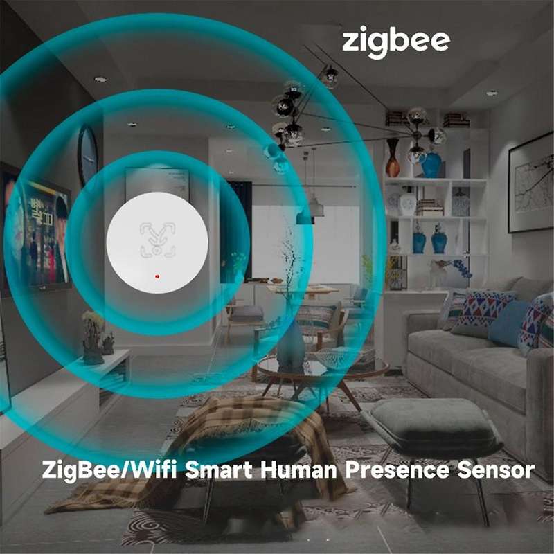 Tuya Zigbee Human Presence Sensor Motion Sensor 24G Radar Detection Smart Home Remote Control Securi