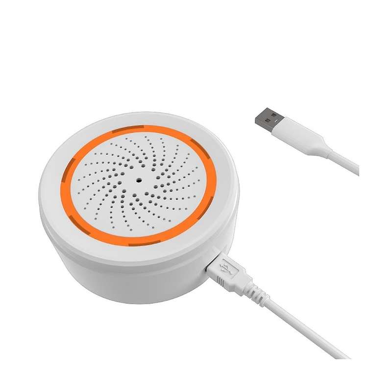 Tuya ZigBee Smart Sound and Light Siren Sensor Smart Life Home Security System Tuya Gateway Hub Sire