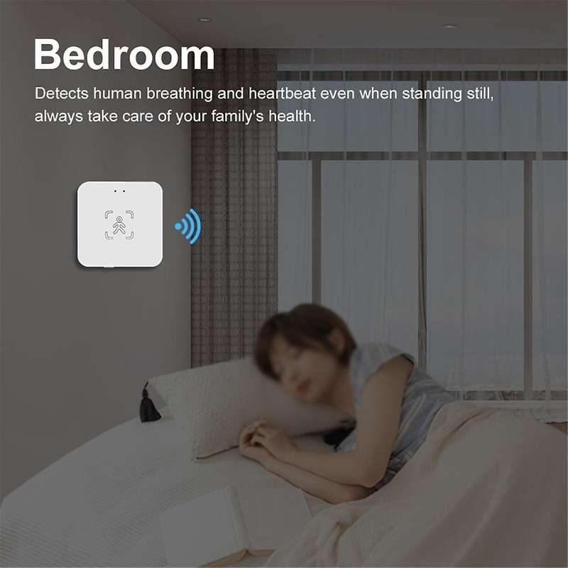 Tuya Zigbee Human Presence Sensor 24G Human Presence Millimeter Wave Radar Sensor Light Sensing