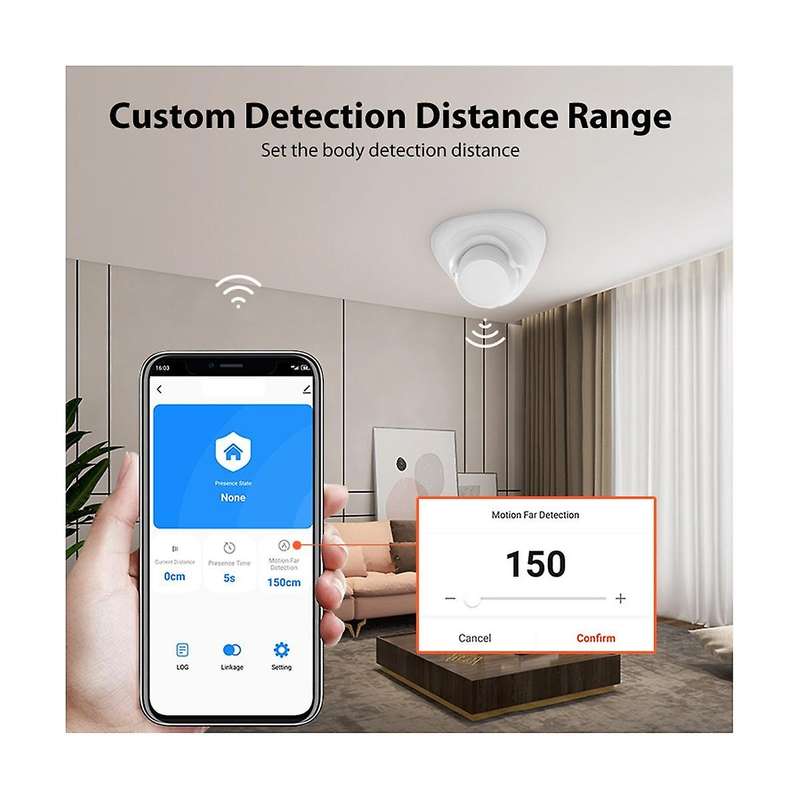 Tuya Zigbee WiFi Smart Human Body Sensor 24GHz Radar Detector Microwave Motion Sensor Wireless Human