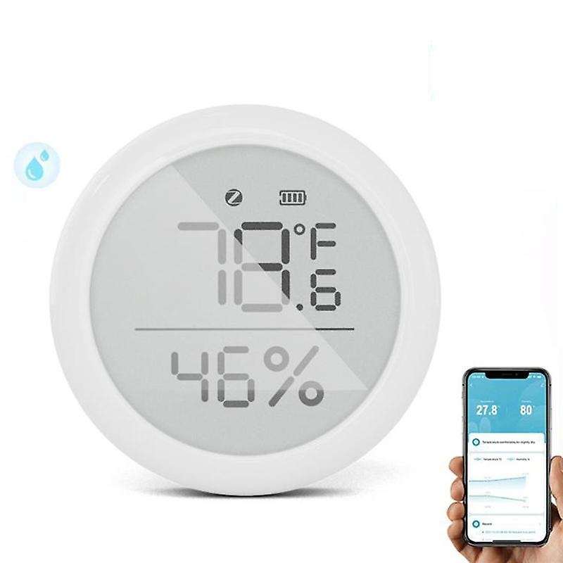 Tuya ZigBee Temperature and Humidity Sensor with LCD Display Indoor Hygrometer Thermometer Smart Lif