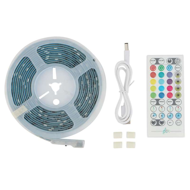 TV Backlight LED Strip,USB LED Music Strip Lights 16.4Ft/5M, Smart Phone APP Control for TV, PC, Mon