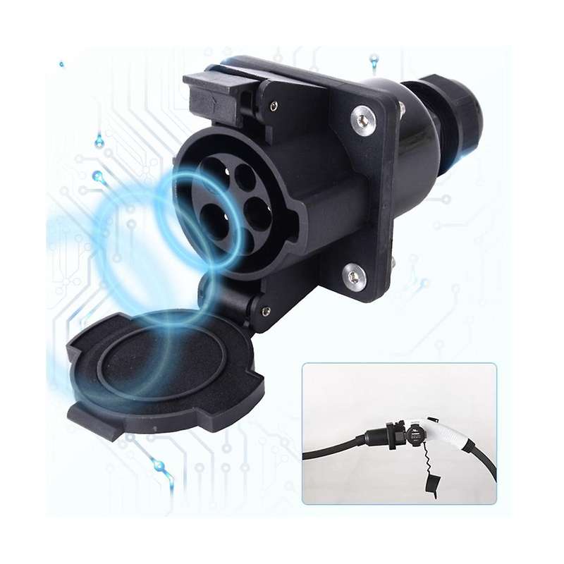 Type 1 Female Charging Plug ,16a 32a 40a 60a 250v Ac ,sae J1772 Ev Charger Vehicle End Socket Outle