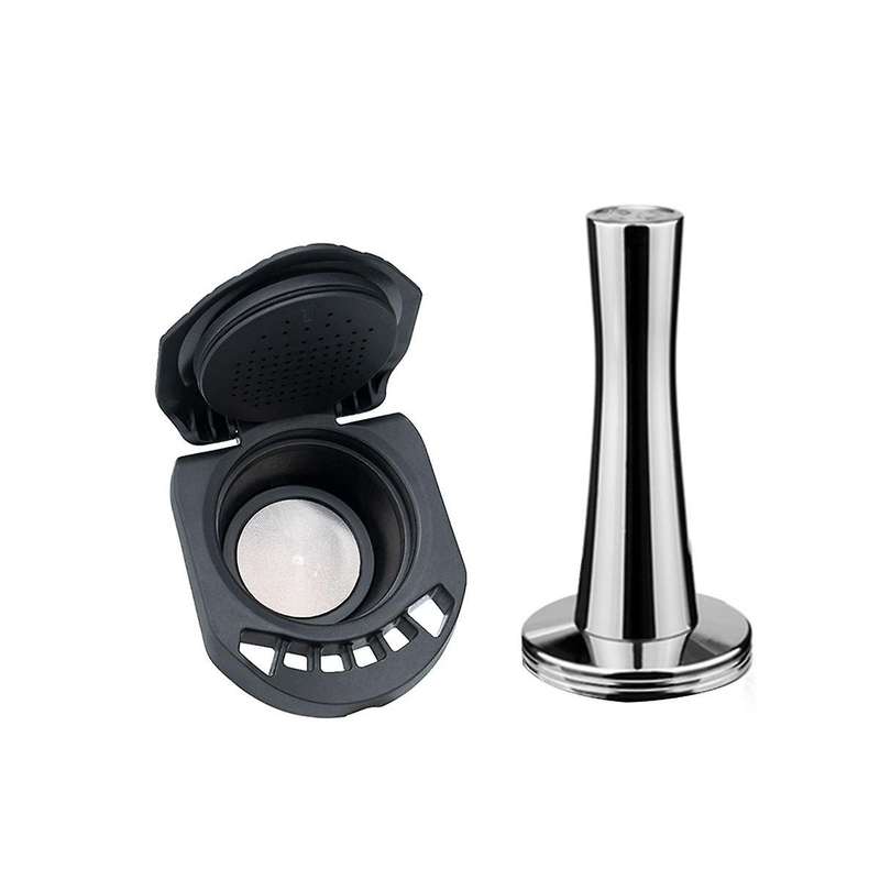 Two Piece Suit Adapter for Reusable Can Be Refilled with Espresso Coffee