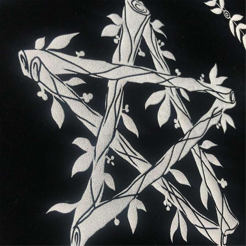 Type B Tarot Tablecloth Velvet Mat Five-Pointed Star Tablecloth Beautiful Pattern Tablecloth