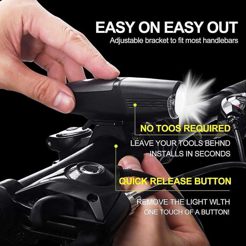 Type C Charger Bicycle Light Rainproof Charging Cycling Lights Front Lamp Headlight Ultralight Flash