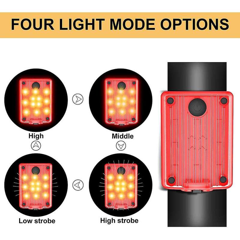 Type C Charger Bicycle Light Rainproof Charging Cycling Lights Front Lamp Headlight Ultralight Flash