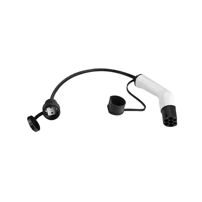 Type2 to Schuko 16a Electrical Car Type 2 Charging Side Plug to Schuko Socket Ev Charging Adapter C