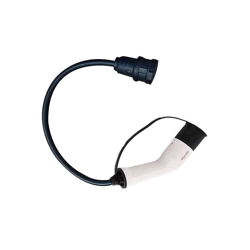 Type2 to Schuko 16a Electrical Car Type 2 Charging Side Plug to Schuko Socket Ev Charging Adapter C