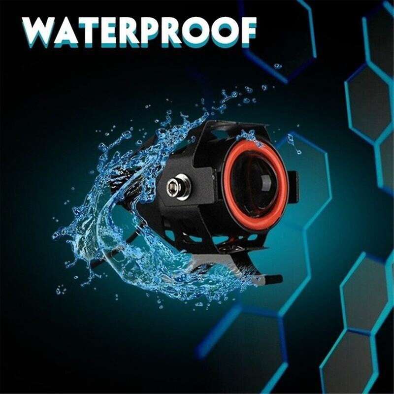 U7 Electric Scooter LED Spotlight Highlight Flashing Angel Eyes Motorcycle LED Light for Electric Sc