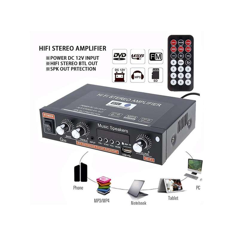 U.s. Regulations G30 Digital Power Amplifier 800w Power Audio Amplifier General Car Supplies Us Plug