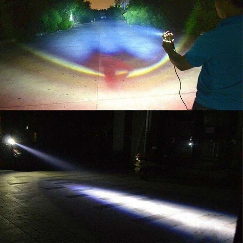 U7 Electric Scooter LED Spotlight Highlight Flashing Angel Eyes Motorcycle LED Light for Electric Sc