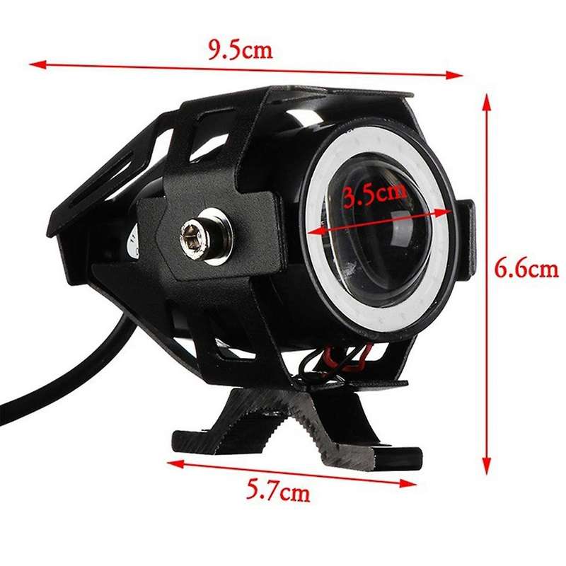 U7 Electric Scooter LED Spotlight Highlight Flashing Angel Eyes Motorcycle LED Light for Electric Sc