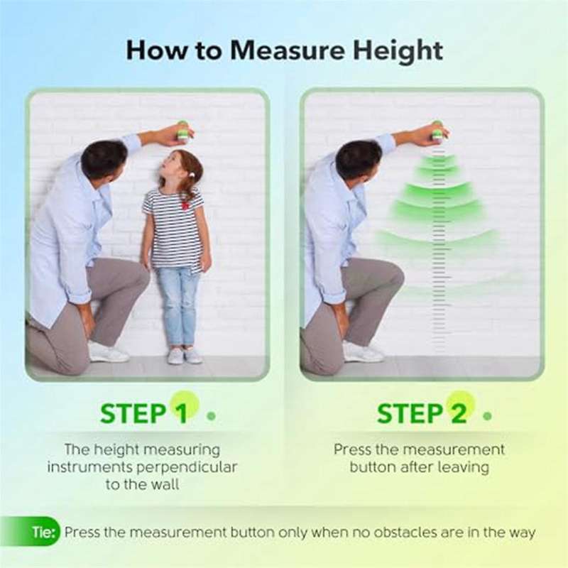 Ultra Height Measuring Stadiometer - Height Measurement Growth Chart for Kids Household Room Decor
