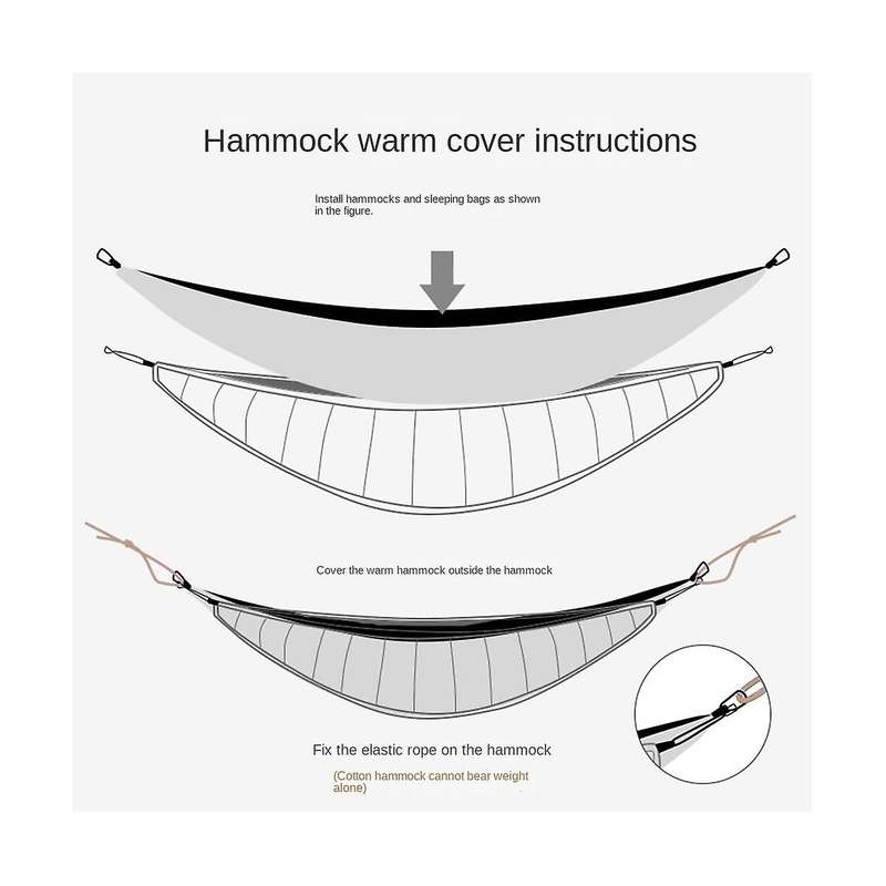 Ultralight Outdoor Camping Hammock Portable Warm Blanket Hammock Portable Outdoor Camping Sleeping