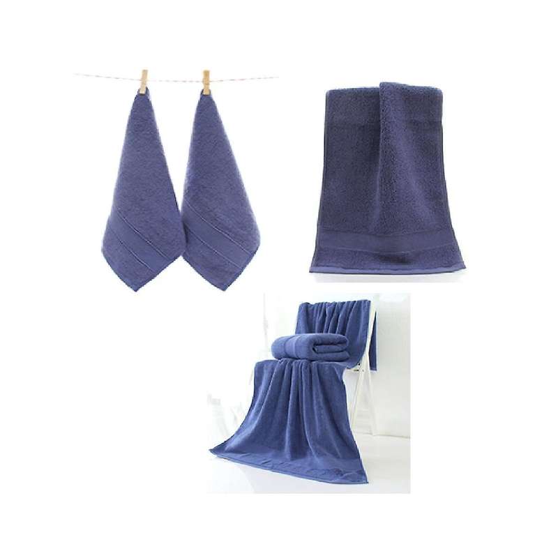 Ultra Soft 6 Pack Towel Set, Contains 2 Bath Towels, 2 Hand Towels & 2 Washcloths, Highly Absorbant