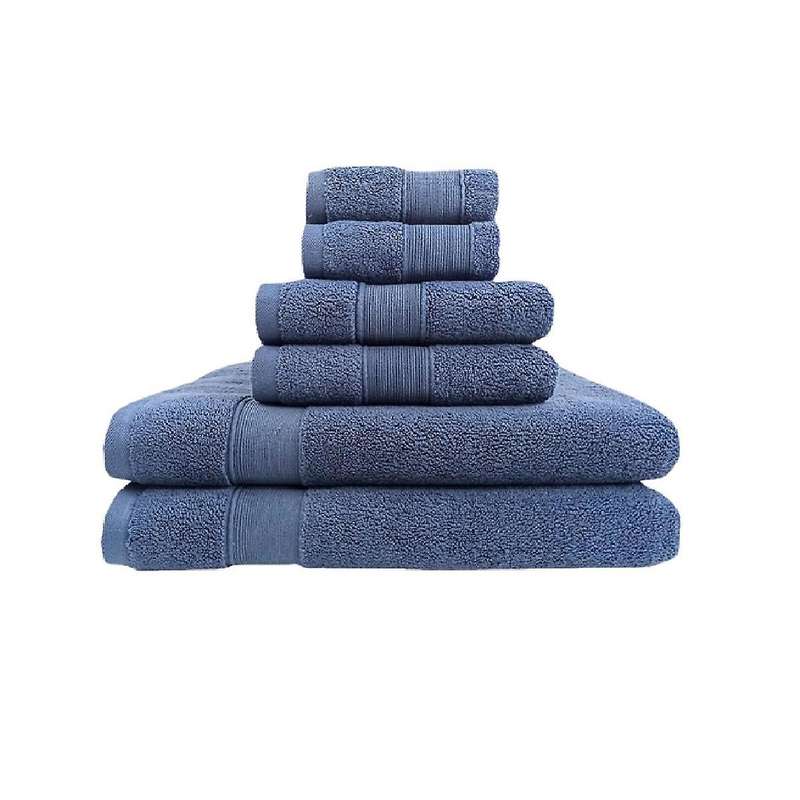 Ultra Soft 6 Pack Towel Set, Contains 2 Bath Towels, 2 Hand Towels & 2 Washcloths, Highly Absorbant