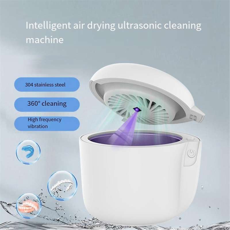 Ultra Jewelry Dental Cleaner Household Cleaning Machine Timer Immersion Washer for Ring Watches Den