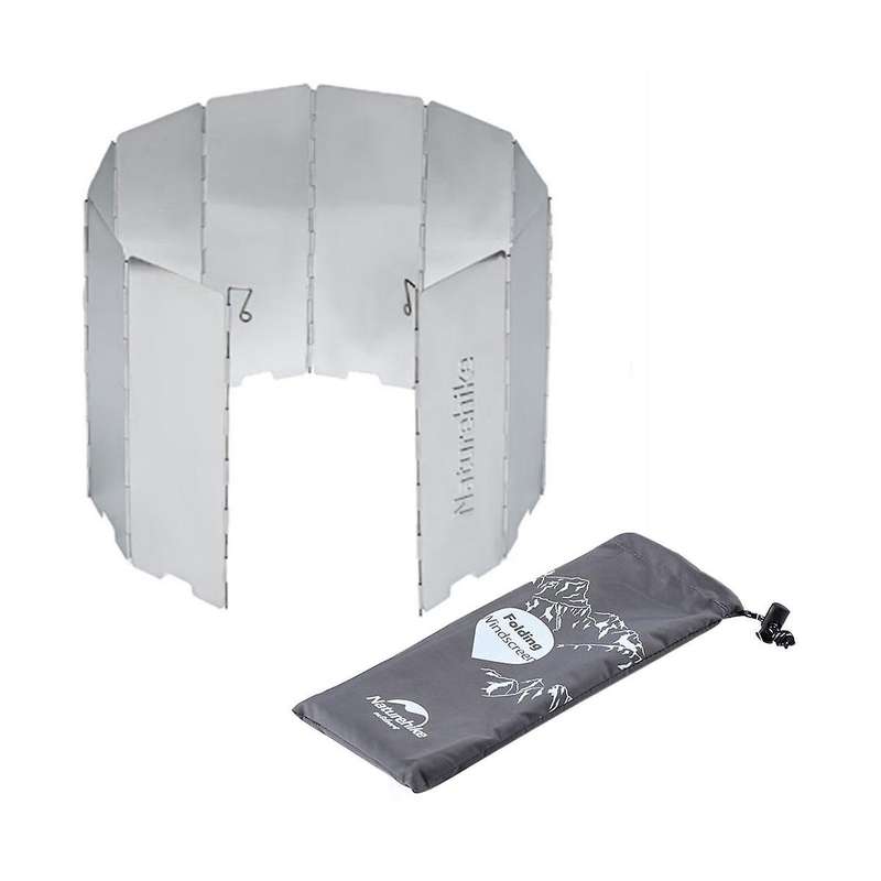 Ultralight Outdoor Foldable Wind Shield Camping Stoves Windshield Foldable Gas Cookers Wind Deflec