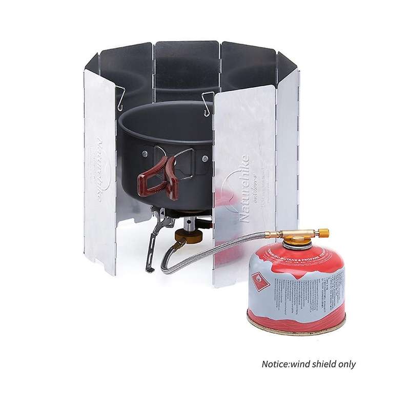 Ultralight Outdoor Foldable Wind Shield Camping Stoves Windshield Foldable Gas Cookers Wind Deflec
