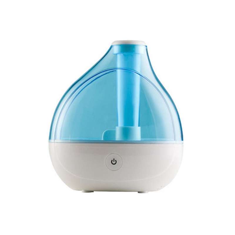 Ultrasonic Cool Humidifier - Compact Overnight Operation for Small Rooms, 2 Settings, Optional Nigh